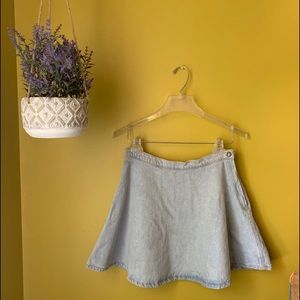 American Apparel denim circle skirt